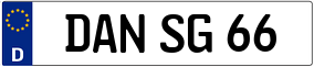 Truck License Plate